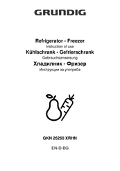 Grundig GKN 26260 XRHN Instructions For Use Manual