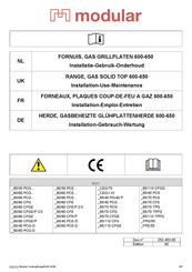 Modular 60/90CFE Series Installation - Use - Maintenance