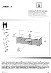 Forte ONRT133 Assembling Instruction