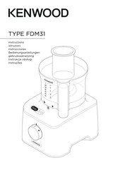 Kenwood MultiPro Compact+ FDM316SS Instructions Manual