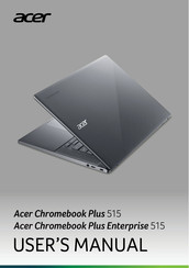 Acer CChromebook Plus Enterprise 515 User Manual