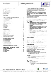 ebm-papst W1G130-AA25-11 Operating Instructions Manual