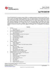 Texas Instruments bq77910AEVM User Manual