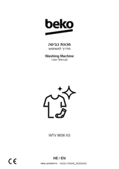 Beko WTV 9636 XS User Manual