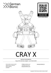 German Bionic CRAY X Instruction Manual