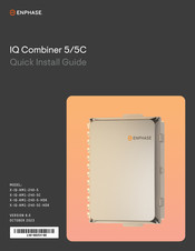 enphase IQ Combiner 5 Quick Install Manual