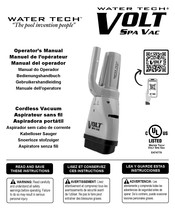 Water Tech VOLT SPA VAC Operator's Manual