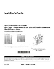 Trane S8X2D120M5PSAB Installer's Manual