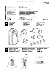 Siemens GEB 4 Series Mounting Instructions