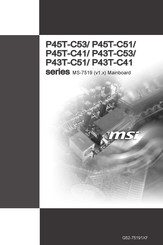 MSI P43T-C51 Series Manual