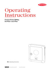 Fronius Primo GEN24 10.0 Plus Operating Instructions Manual
