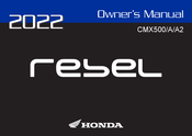 Honda Rebel 2022 Owner's Manual