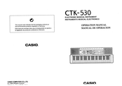 Casio CTK-530 Operation Manual