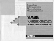 Yamaha VSS-200 Owner's Manual
