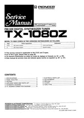 Pioneer TX-1080Z Service Manual