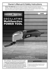 Chicago Electric 62866 Owner's Manual & Safety Instructions