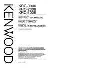 Kenwood KRC-3006 Instruction Manual