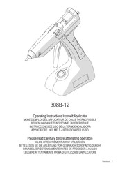 Power Adhesives B-TEC 308-12 Operating Instructions Manual