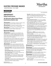 Martha Stewart MTS-2030PW Operator's Manual