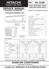 Hitachi RAS-24CH7 Service Manual