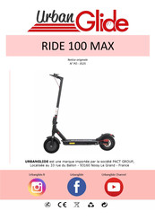 Urbanglide RIDE 100 MAX Manual