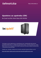 Be Quiet! BG006 User Manual