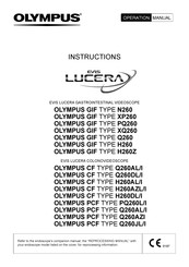 Olympus EVIS LUCERA CF Q260DL/I Operation Manual