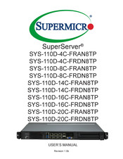 Supermicro SuperServer SYS-110D-20C-FRAN8TP User Manual