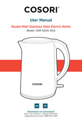 Cosori CDK-SE151-KCA User Manual
