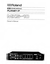 Roland PLANET-P MKS-10 Owner's Manual