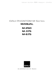 Dali PHANTOM M-250 Manual