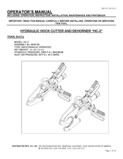 KENTMASTER HC-3 Operator's Manual