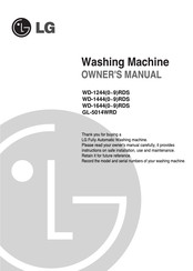 LG WD-1644RDS Owner's Manual