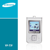 Samsung YP-T7F Manual