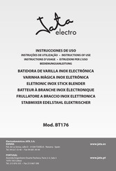 Jata electro BT176 Instructions For Use Manual