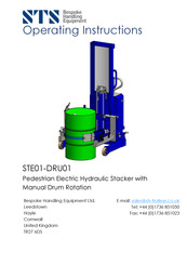 STS STE01-DRU01 Operating Instructions Manual