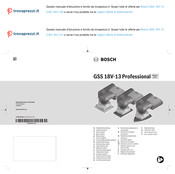 Bosch Professional GSS 18V-13 Original Instructions Manual