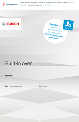 Bosch HBG655N 1 Series Instruction Manual