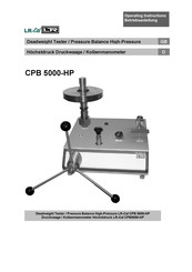 LR-Cal CPB 5000-HP Operating Instructions Manual