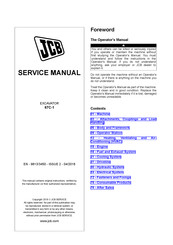 jcb 67C-1 Service Manual