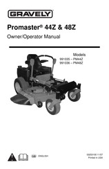 Gravely Promaster 44Z Owner's/Operator's Manual