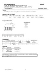 Murata LLA219R71C224MA01L Reference Sheet
