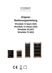 CASO DESIGN 624 Original Operating Manual