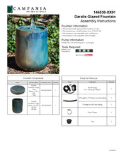 Campania International Daralis 144530-XX01 Assembly Instructions