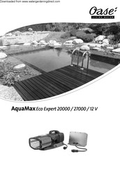 Oase AquaMax Eco Expert 20000 Instructions Manual