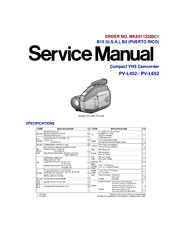 Panasonic PV-L652 Service Manual
