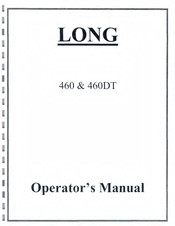 Long 460 Series Operator's Manual