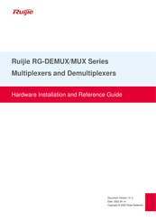 Ruijie RG-MUX Series Hardware  Installation And Reference Manual