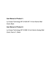 La Crosse Technology WT-3143A Instruction Manual