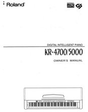 Roland KR-5000 Owner's Manual
